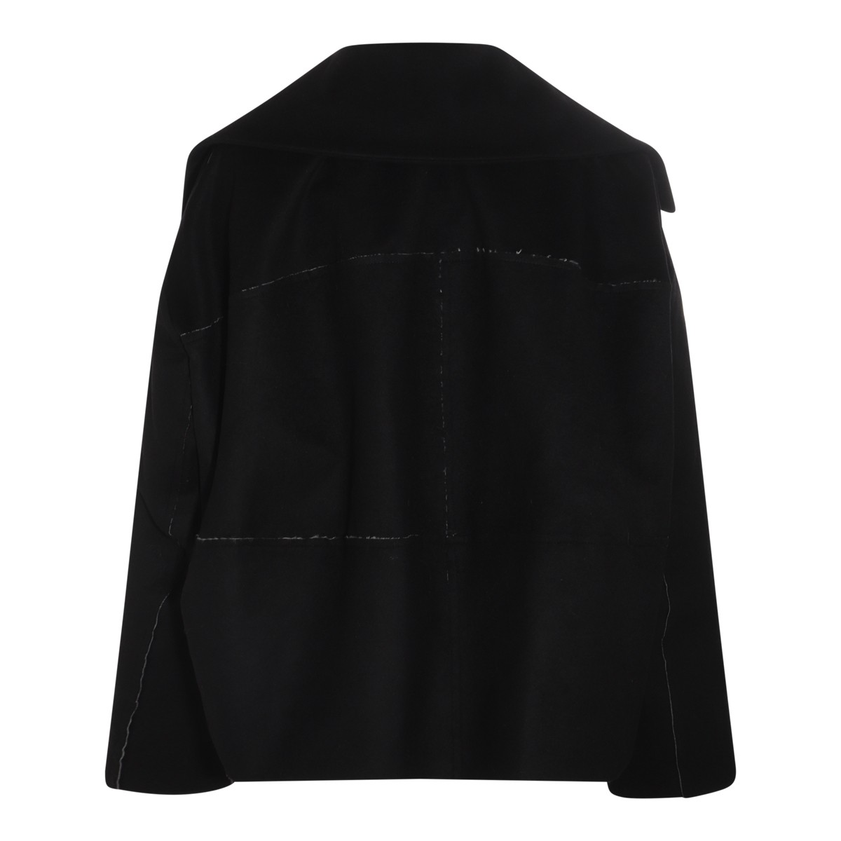 BLACK VIRGIN WOOL JACKET BLACK VIRGIN WOOL JACKET