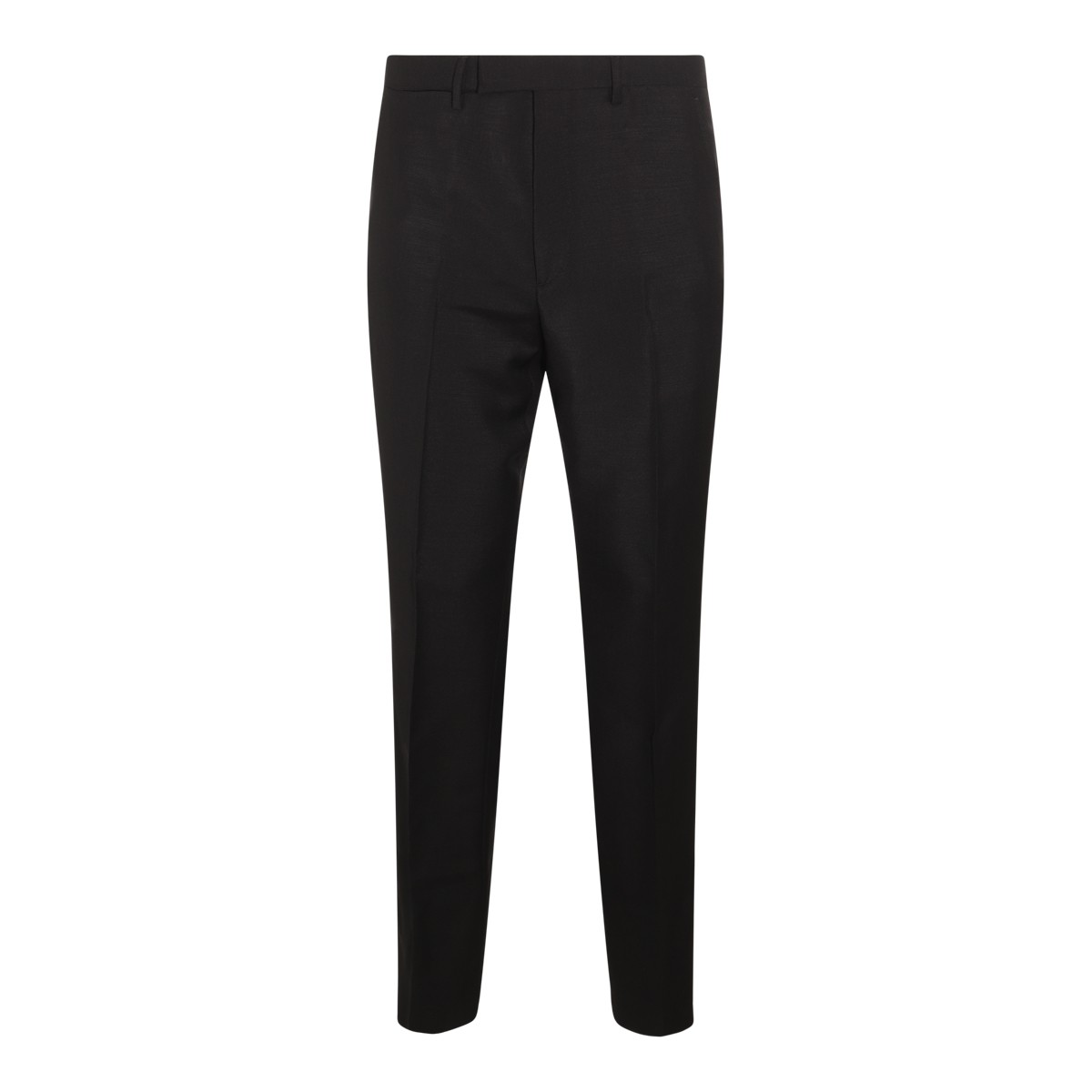 BLACK WOOL PANTS