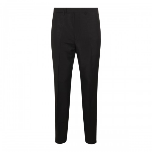 BLACK WOOL PANTS