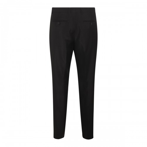 BLACK WOOL PANTS 2