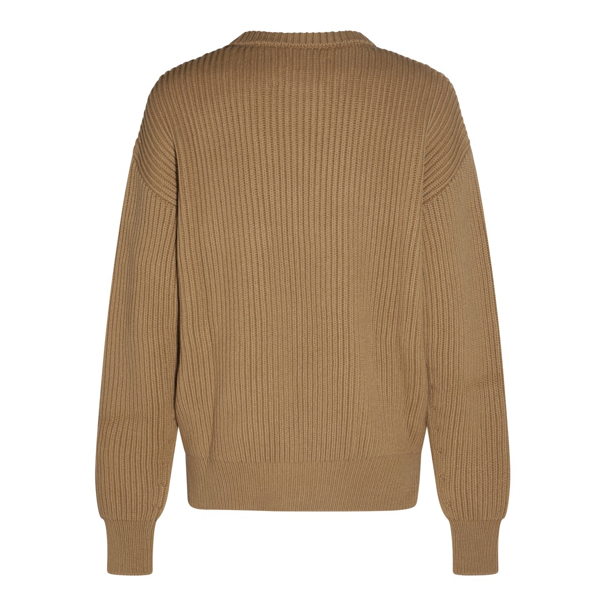 BEIGE WOOL JUMPER