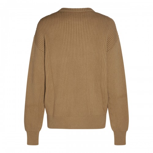 BEIGE WOOL JUMPER