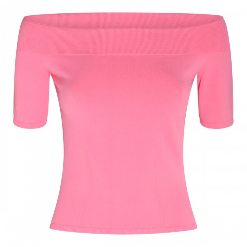 PINK VISCOSE BLEND TOP