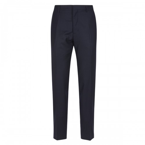 NIGHT BLUE WOOL PANTS