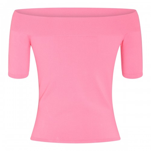 PINK VISCOSE BLEND TOP