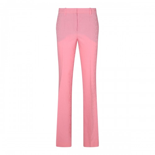 PINK WOOL TROUSERS