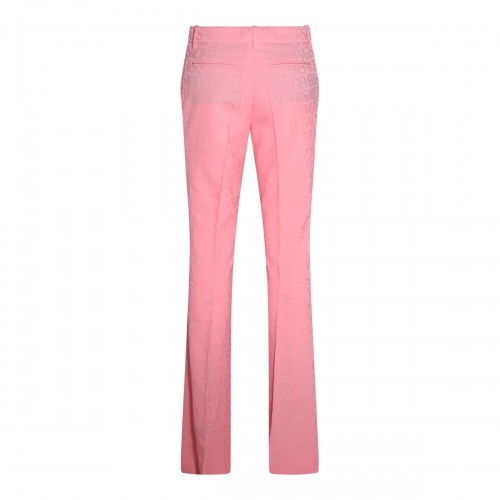 PINK WOOL TROUSERS