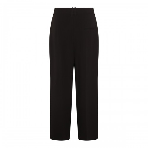 BLACK VIRGIN WOOL PANTS 