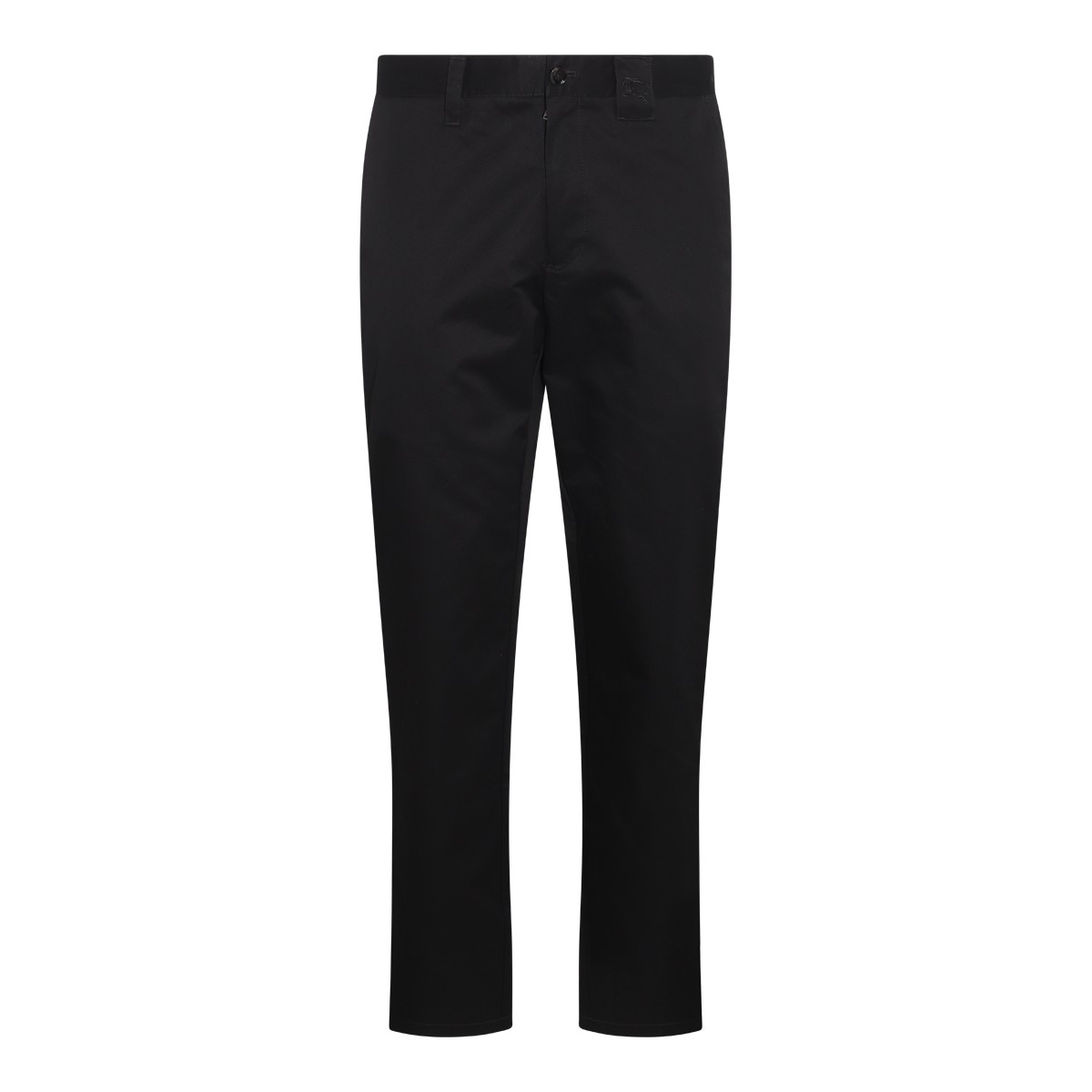 BLACK COTTON TROUSERS