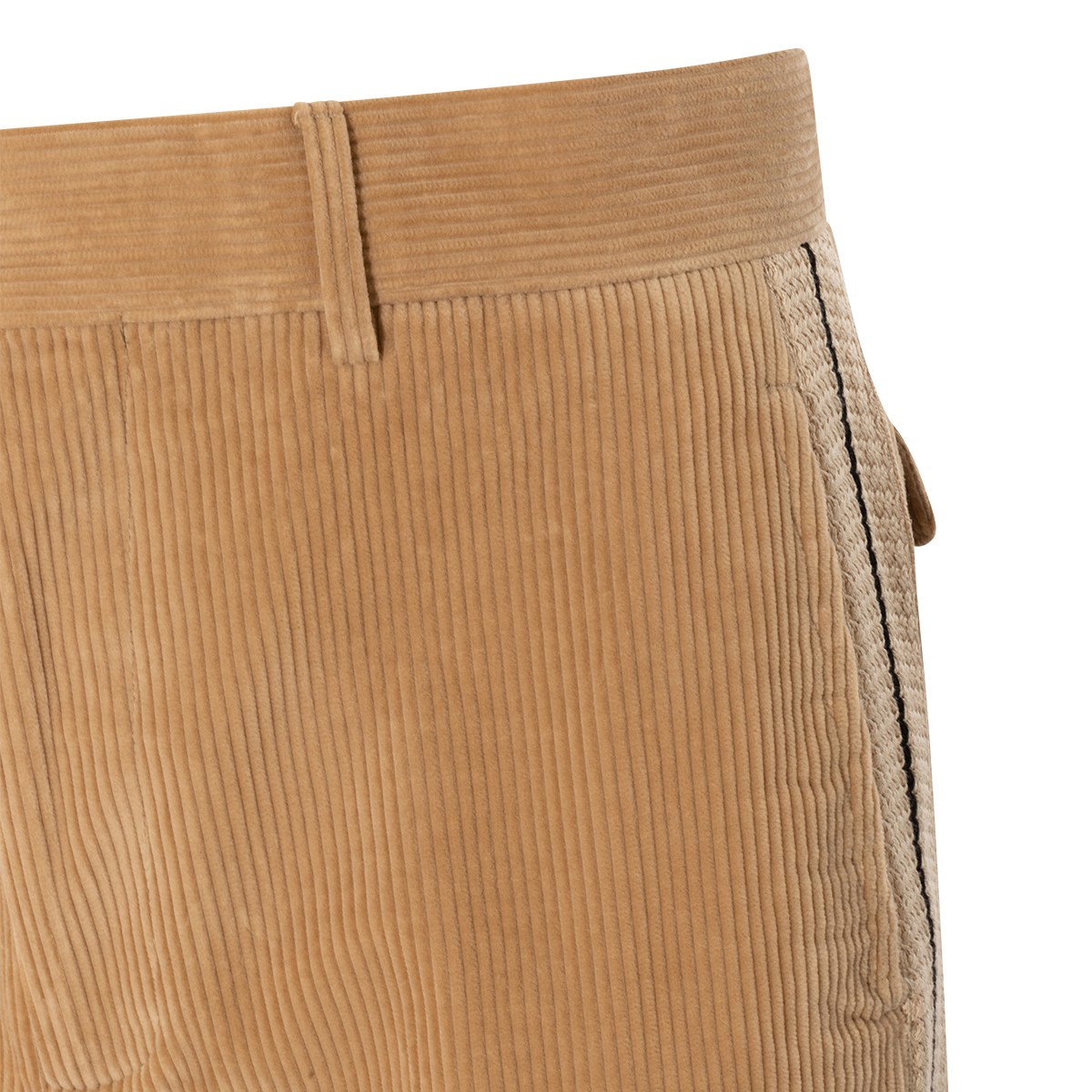 BEIGE COTTON TROUSERS BEIGE COTTON TROUSERS