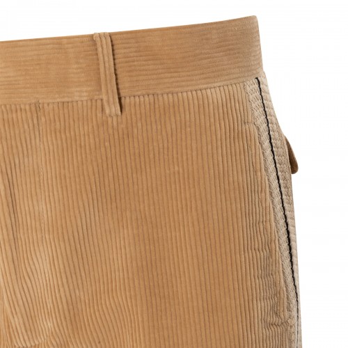 BEIGE COTTON TROUSERS