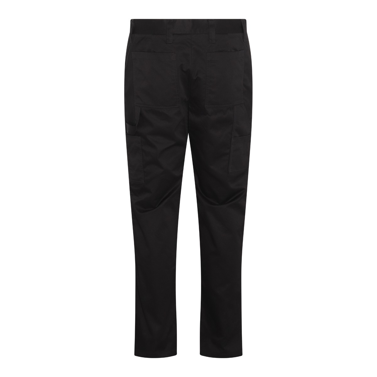 BLACK COTTON TROUSERS