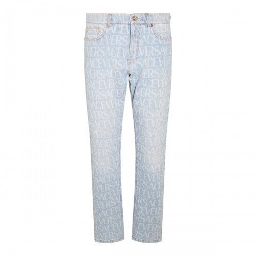 LIGHT BLUE COTTON JEANS