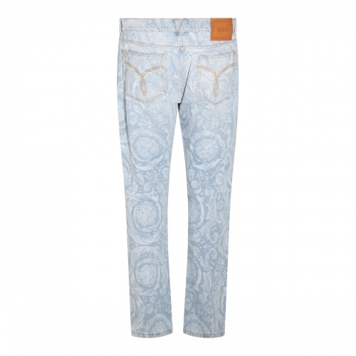 LIGHT BLUE COTTON JEANS