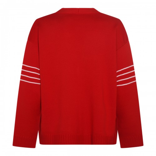 RED VIRGIN WOOL SWEATER 2