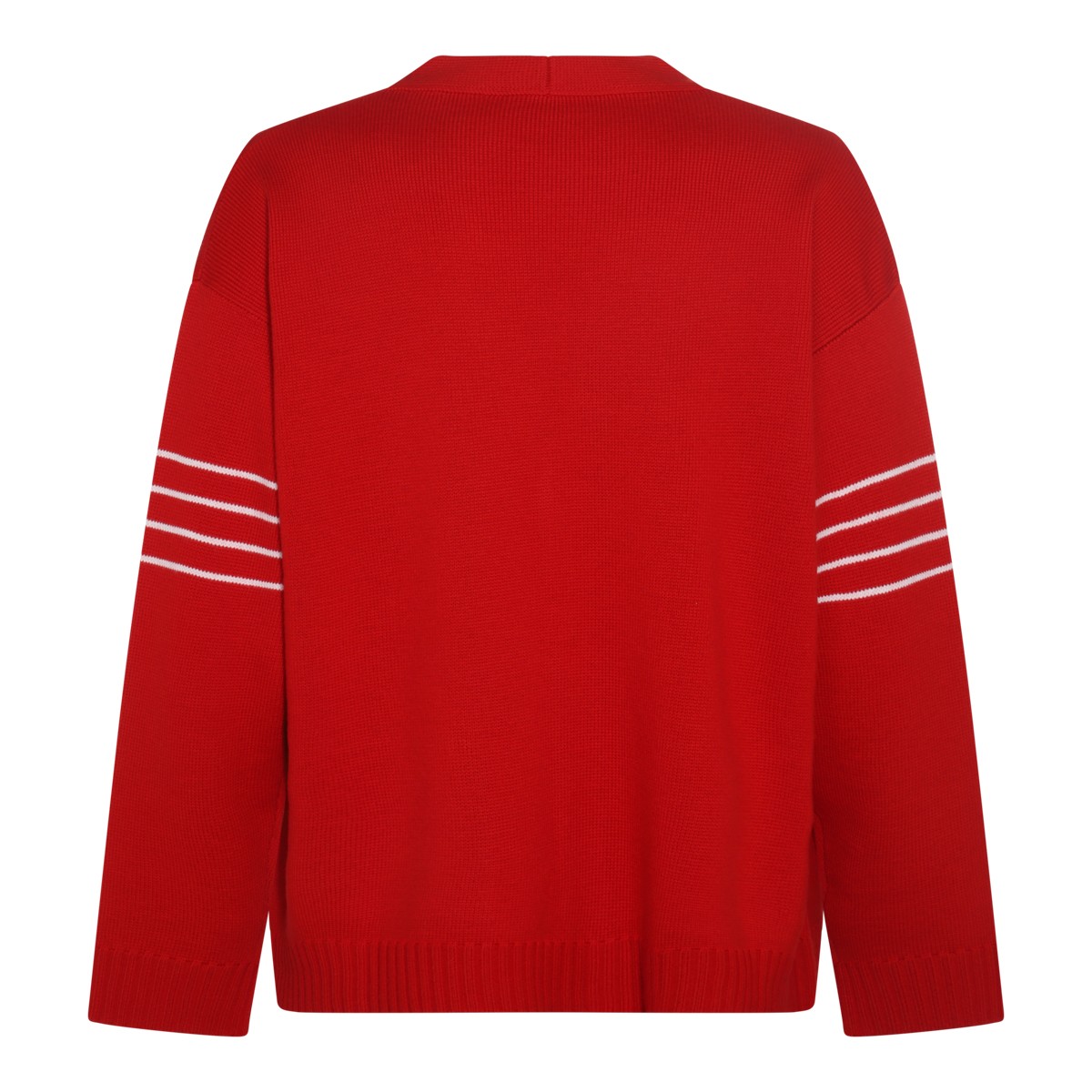 RED VIRGIN WOOL SWEATER