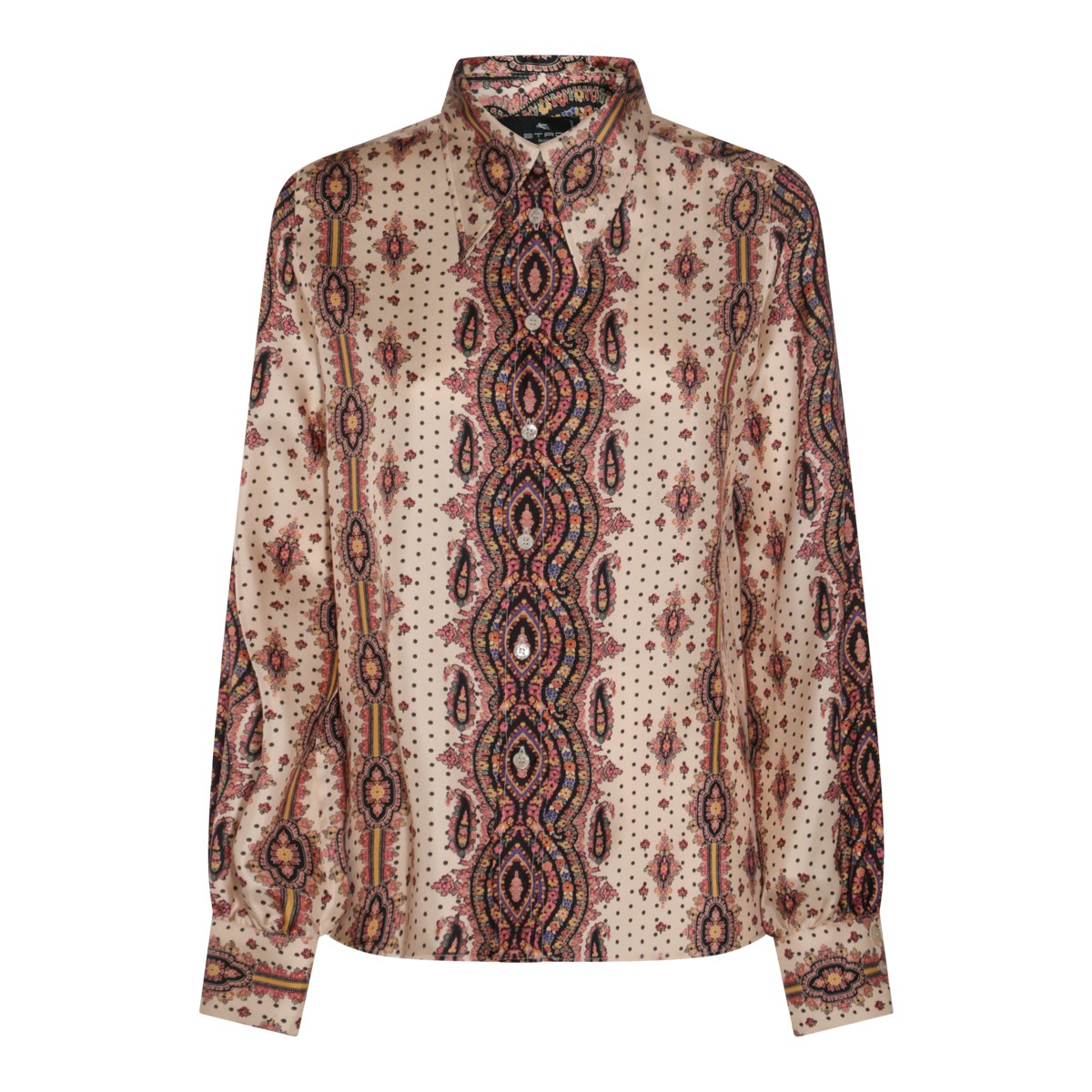 MULTICOLOUR SILK PAISLEY SHIRT