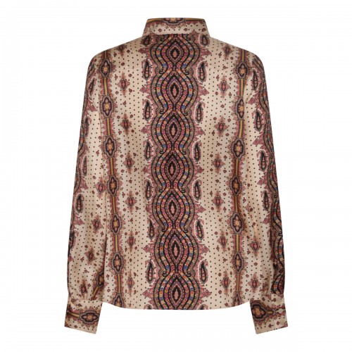 MULTICOLOUR SILK PAISLEY SHIRT