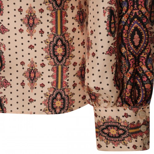 MULTICOLOUR SILK PAISLEY SHIRT