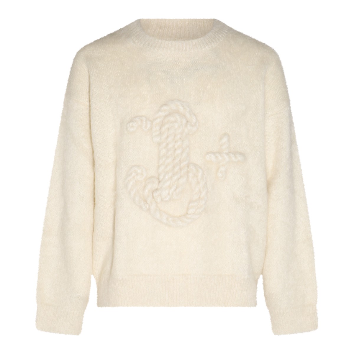 EGGSHELL MOHAIR BLEND SWEATER