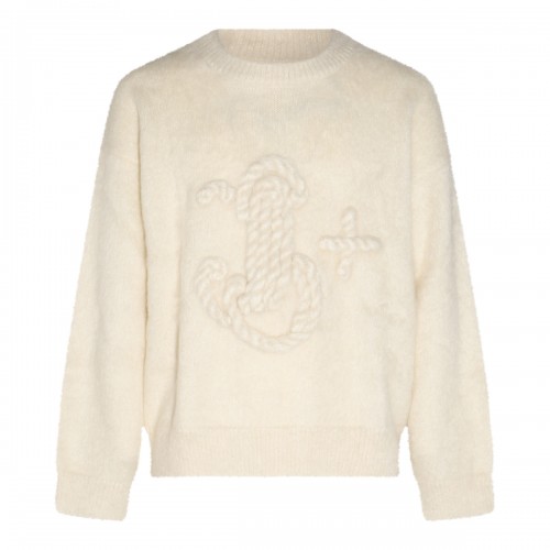 EGGSHELL MOHAIR BLEND SWEATER