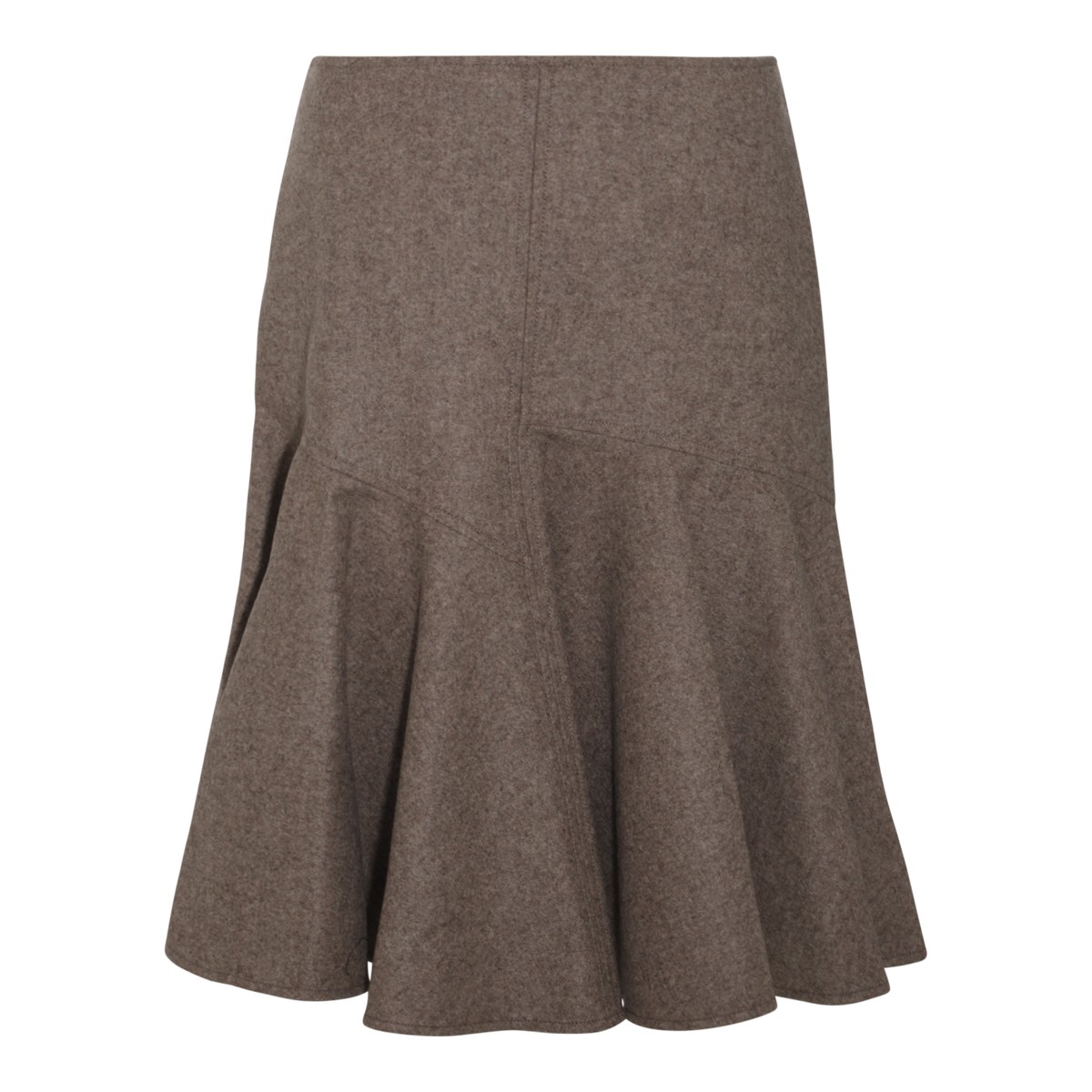 RIVERBED MELANGE WOOL SKIRT