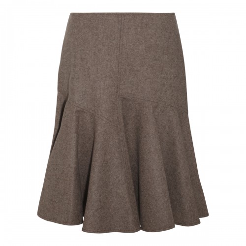 RIVERBED MELANGE WOOL SKIRT