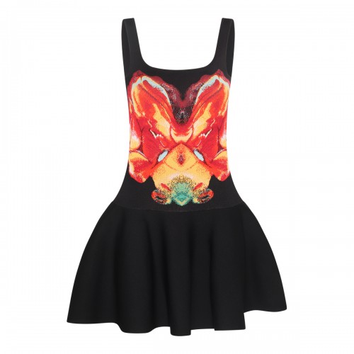 BLACK MULTICOLOUR VISCOSE...