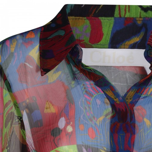 MULTICOLOUR SILK SHIRT