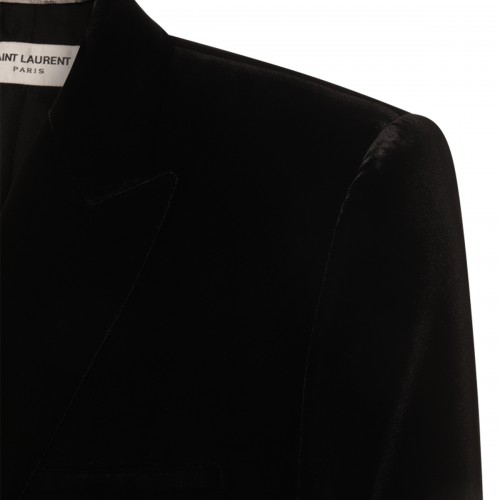 NOIR VISCOSE BLEND BLAZER