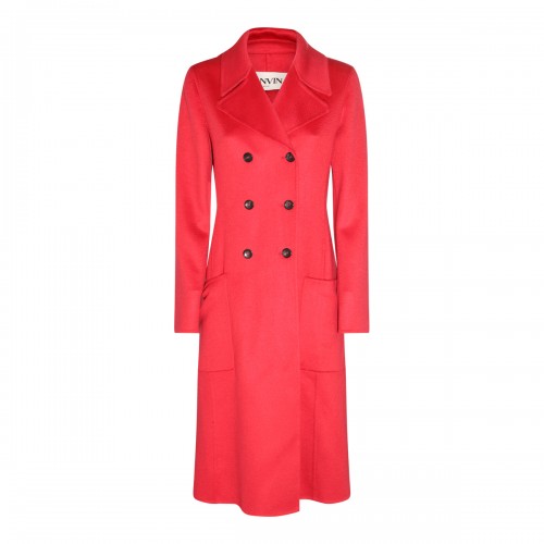 WATERMELON CASHMERE LONG COAT