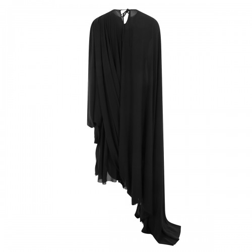 BLACK ALL IN ASYMMETRIC DRESS 2