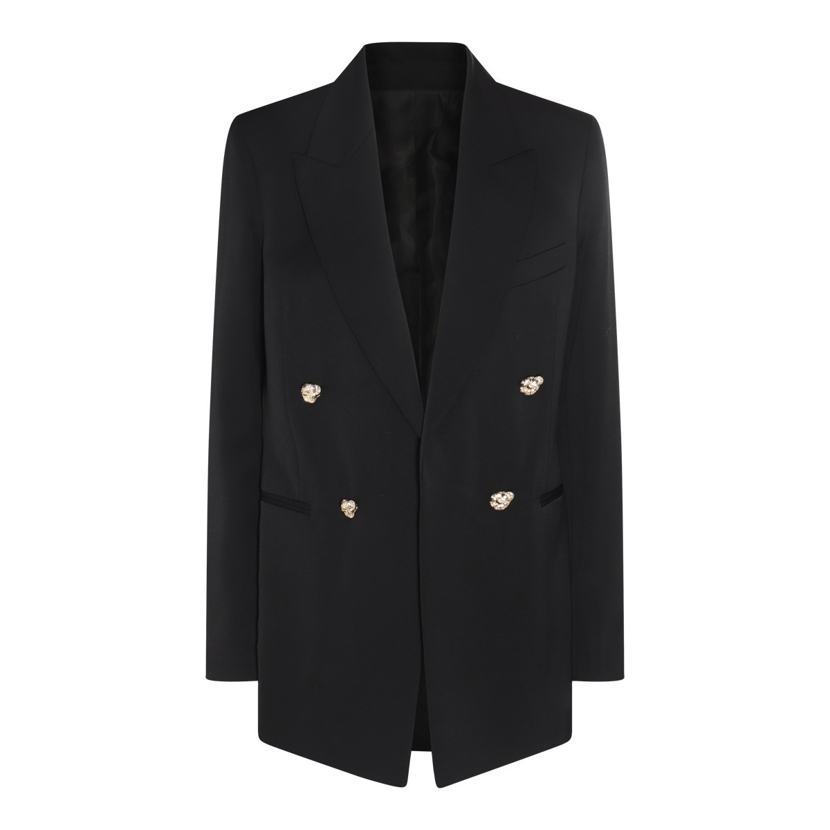 BLACK WOOL BLAZER