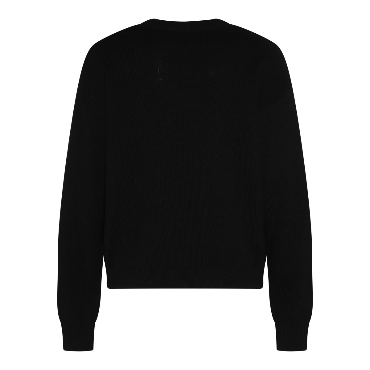 BLACK MULTICOLOUR VISCOSE-WOOL BLEND... BLACK MULTICOLOUR VISCOSE-WOOL BLEND...