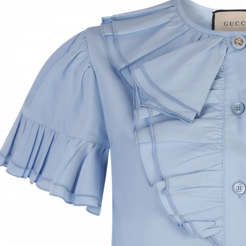 CERAMIC BLUE COTTON SHIRT