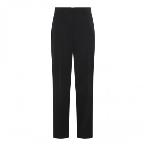 BLACK WOOL PANTS