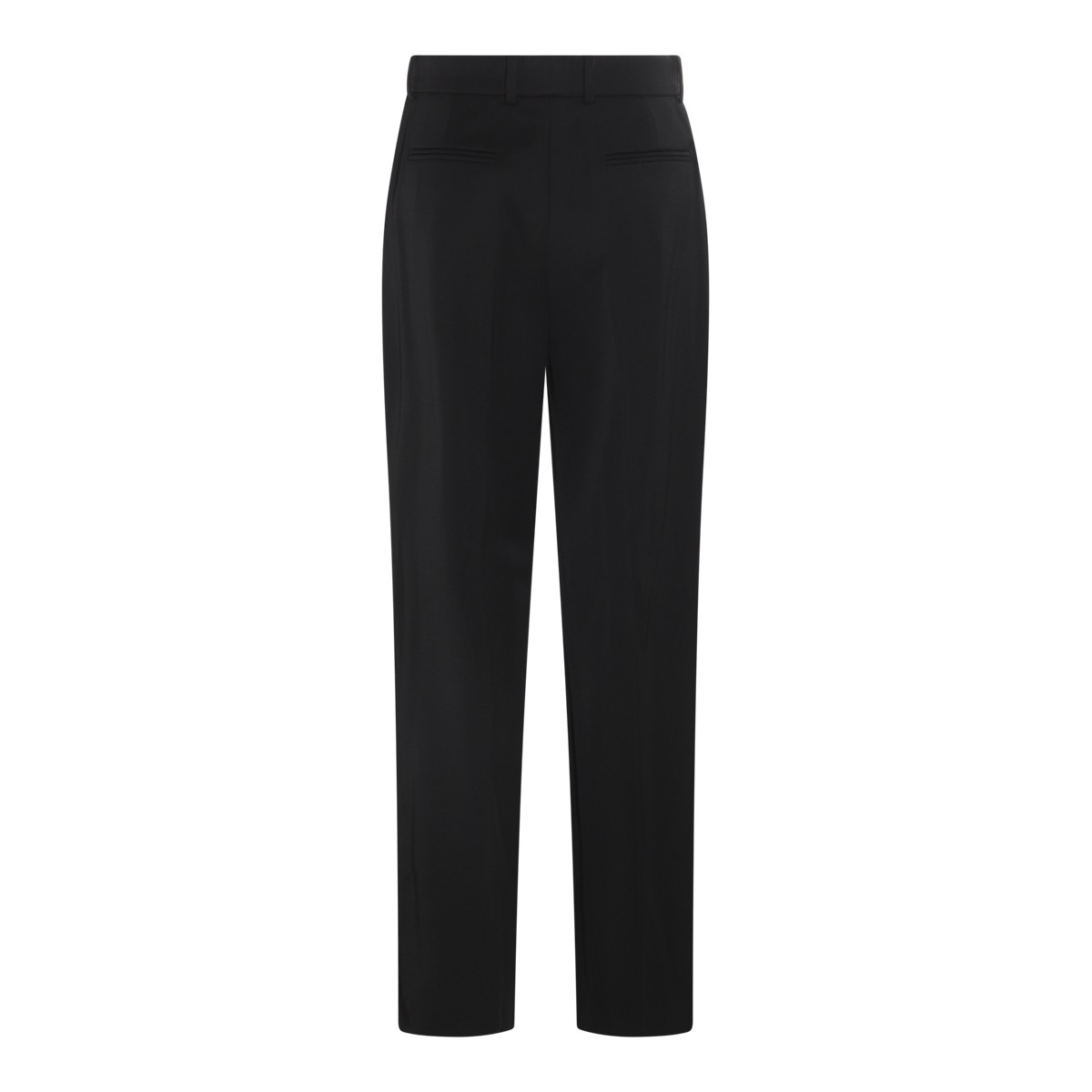 BLACK WOOL PANTS BLACK WOOL PANTS