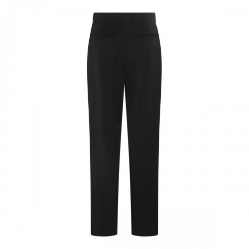 BLACK WOOL PANTS