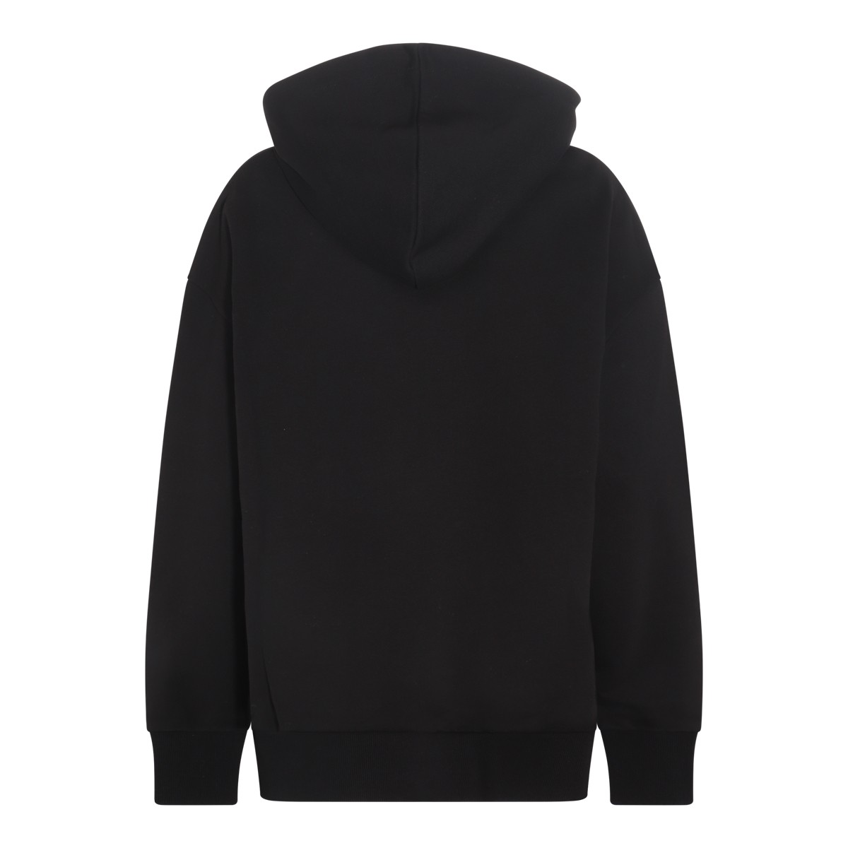 BLACK COTTON SWEATSHIRT