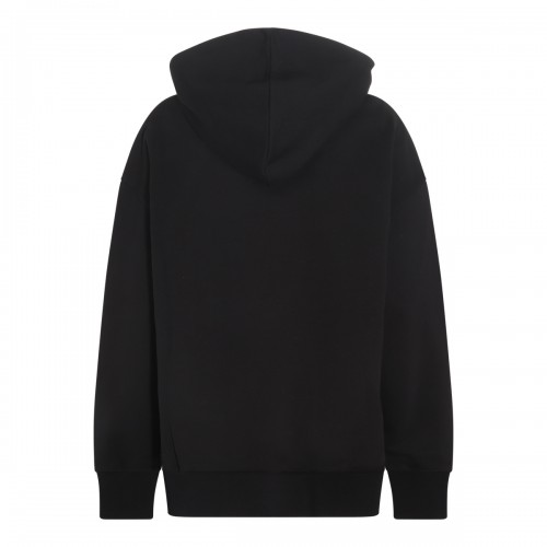 BLACK COTTON SWEATSHIRT