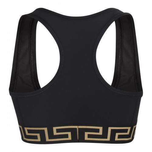 BLACK TECH STRETCH MEDUSA TOP