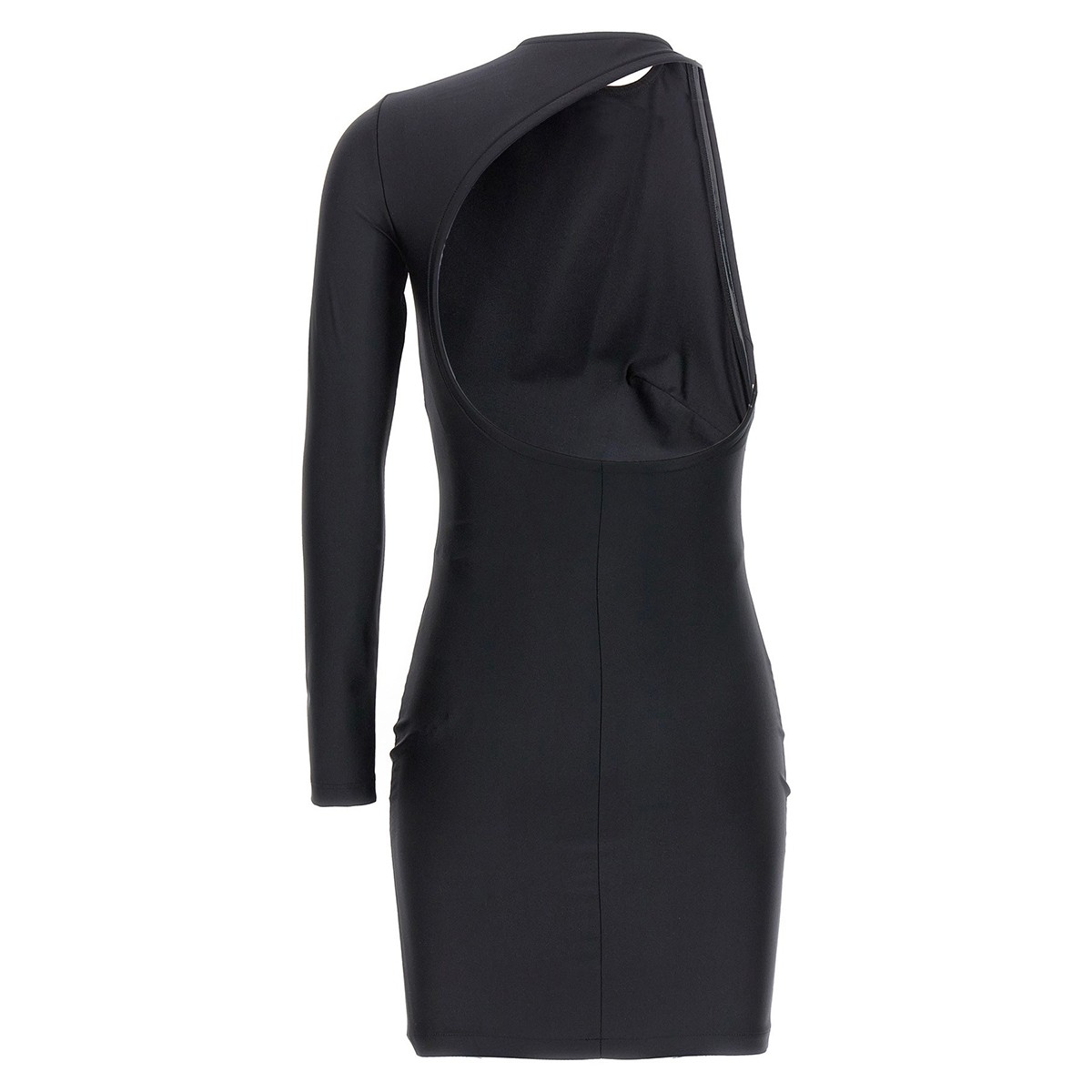 BLACK STRETCH CUT OUT ONE SHOULDER FRESS BLACK STRETCH CUT OUT ONE SHOULDER FRESS