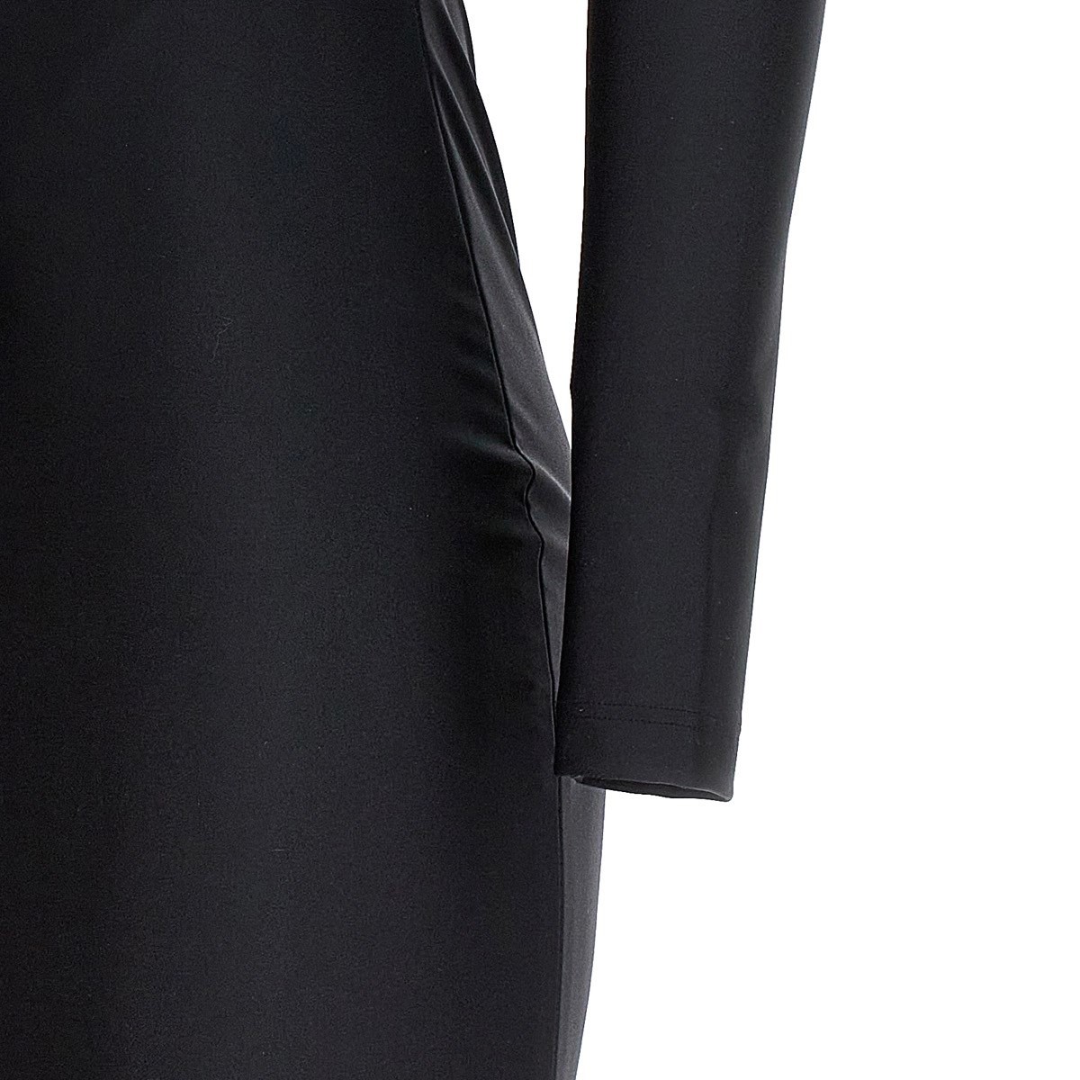 BLACK STRETCH CUT OUT ONE SHOULDER FRESS BLACK STRETCH CUT OUT ONE SHOULDER FRESS