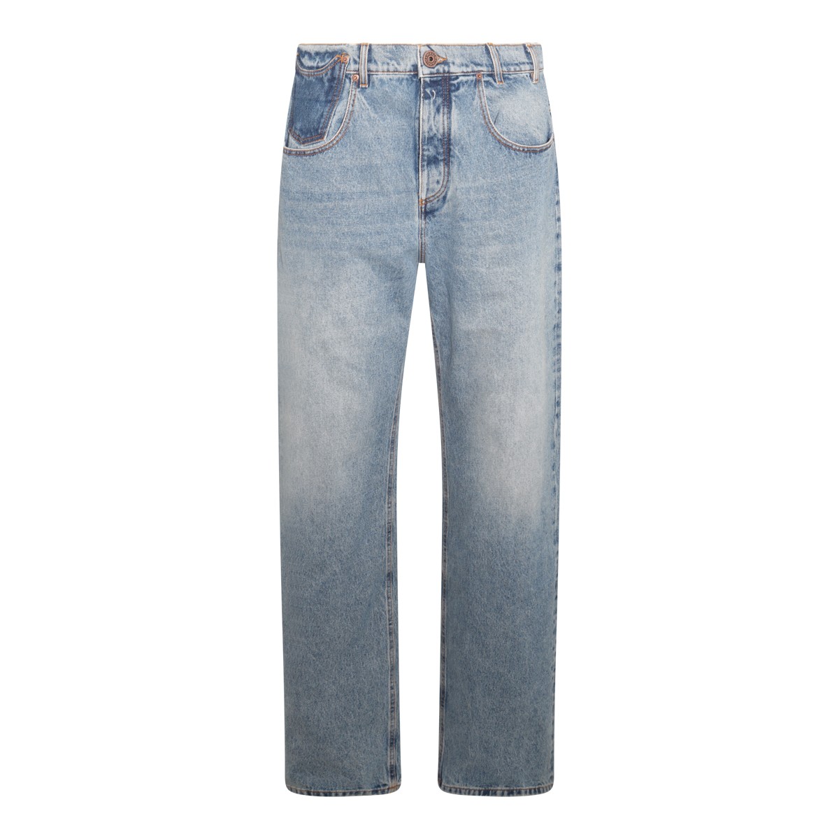 LIGHT BLUE COTTON JEANS