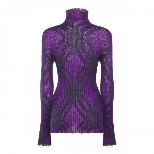 PURPLE WOOL KNITWEAR