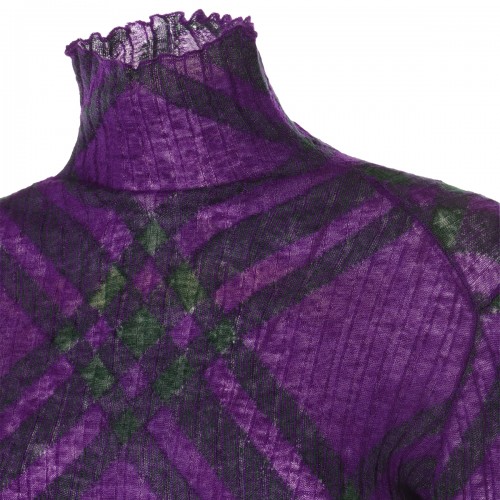 PURPLE WOOL KNITWEAR