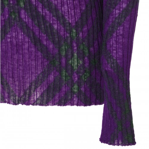 PURPLE WOOL KNITWEAR