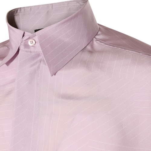 PURPLE SILK SHIRT