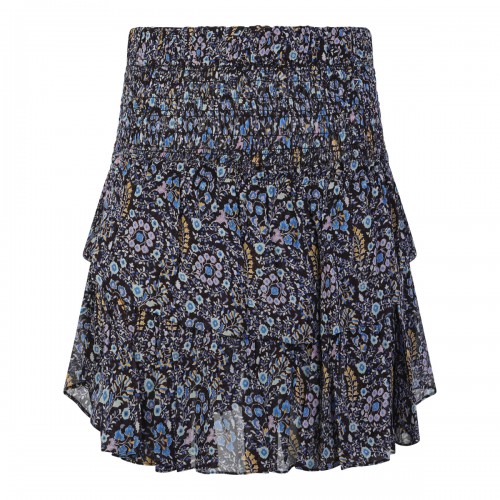 MIDNIGHT VISCOSE MINI SKIRT