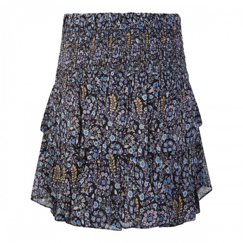 MIDNIGHT VISCOSE MINI SKIRT